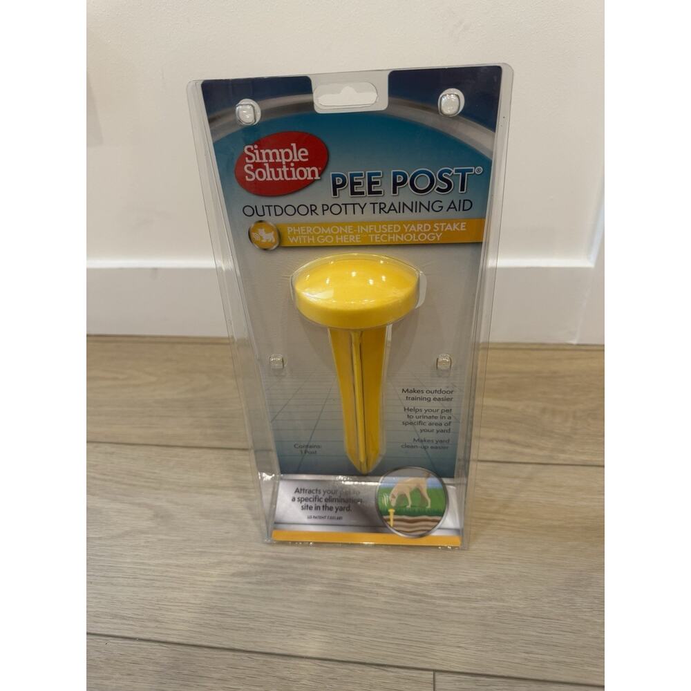 Simple Solution Pee Post Outdoor Dog Potty Training Aid – 13" Pheromone Stake